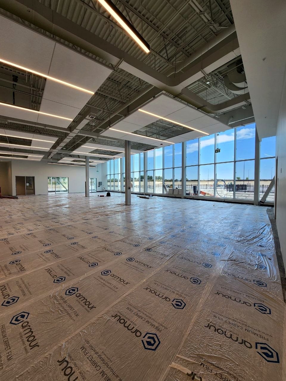 Before: active interior construction